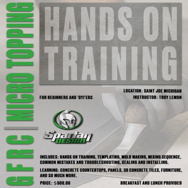 GFRC | Micro Topping - Hands On Training